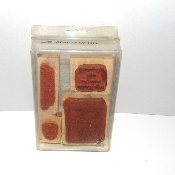 4 Complete Nature Theme Retired Sets Stampin Up Wood Block Mounted Rubber Stamps - Picture 6 of 10
